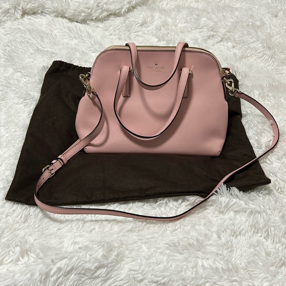 Kate Spade Baby Pink Crossbody Bag w/ Dustbag